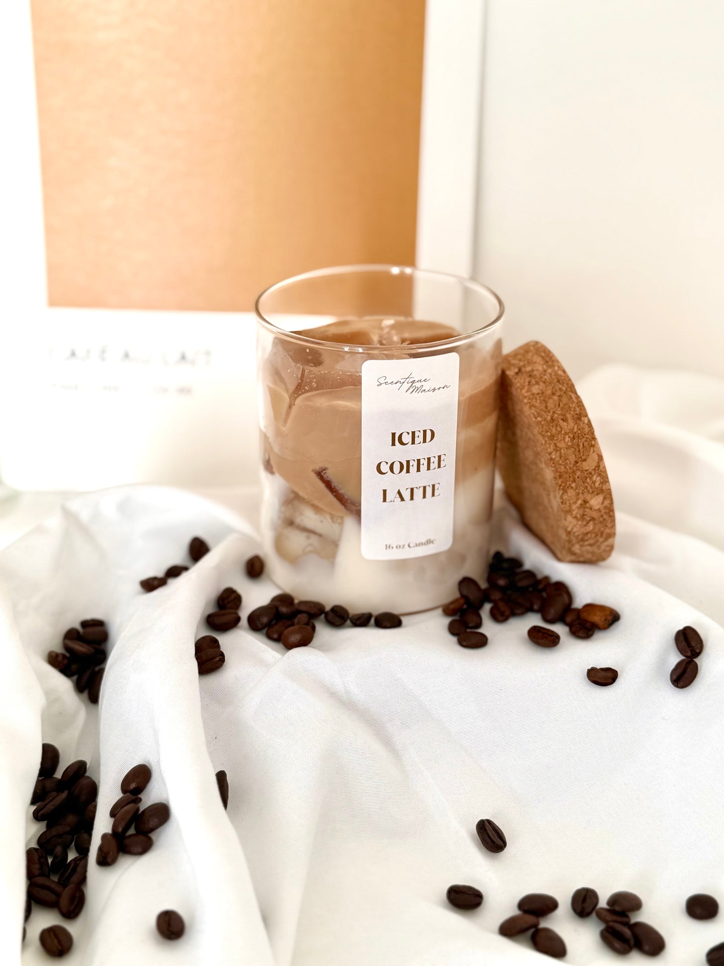 Iced Coffee Candle | Cold Brew Coffee Large Scented Candle