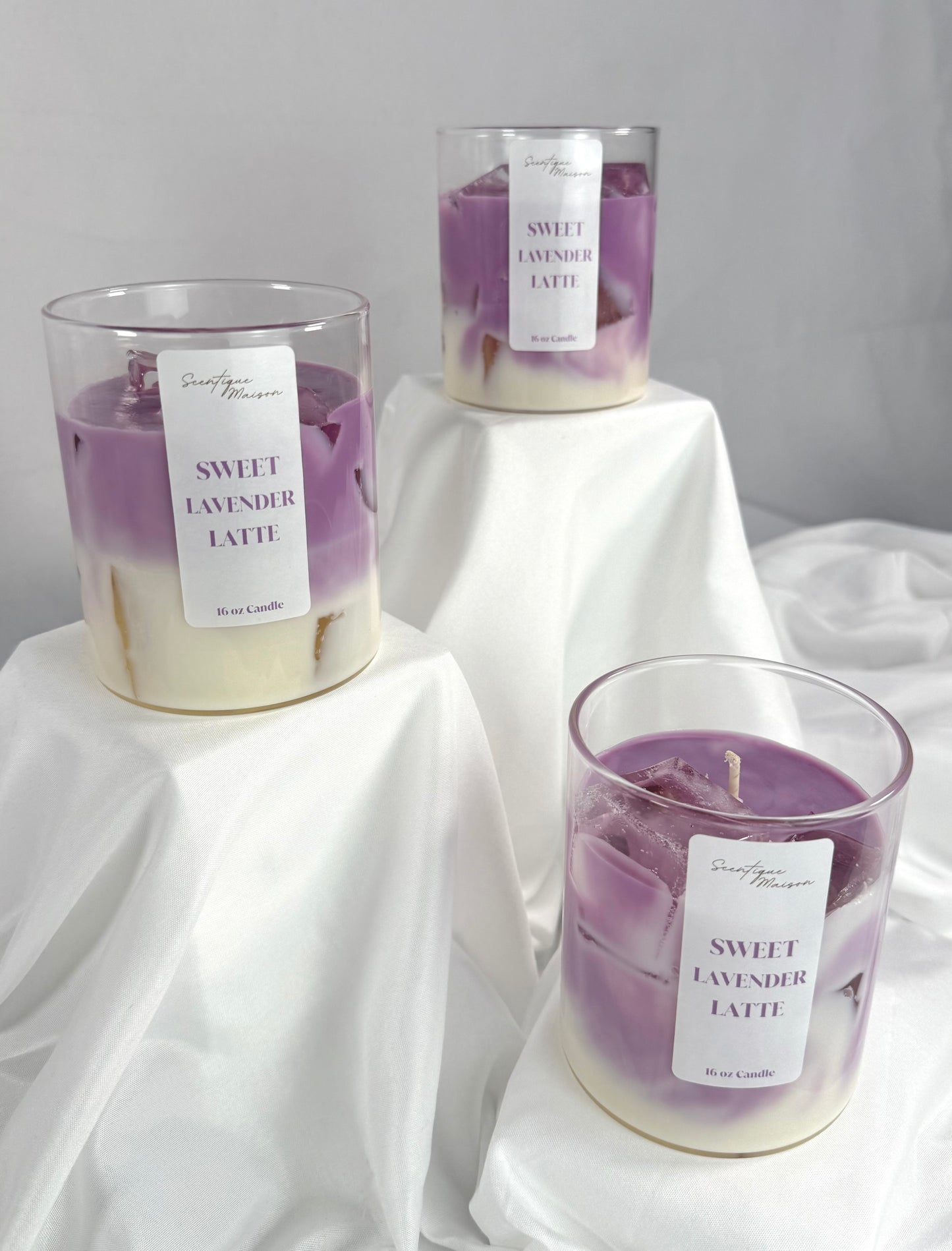 Lavender Latte Candle Soy Wax